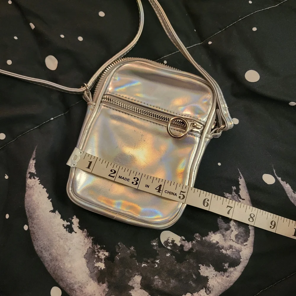 Holo/chrome Colored Backpack & Side Purse